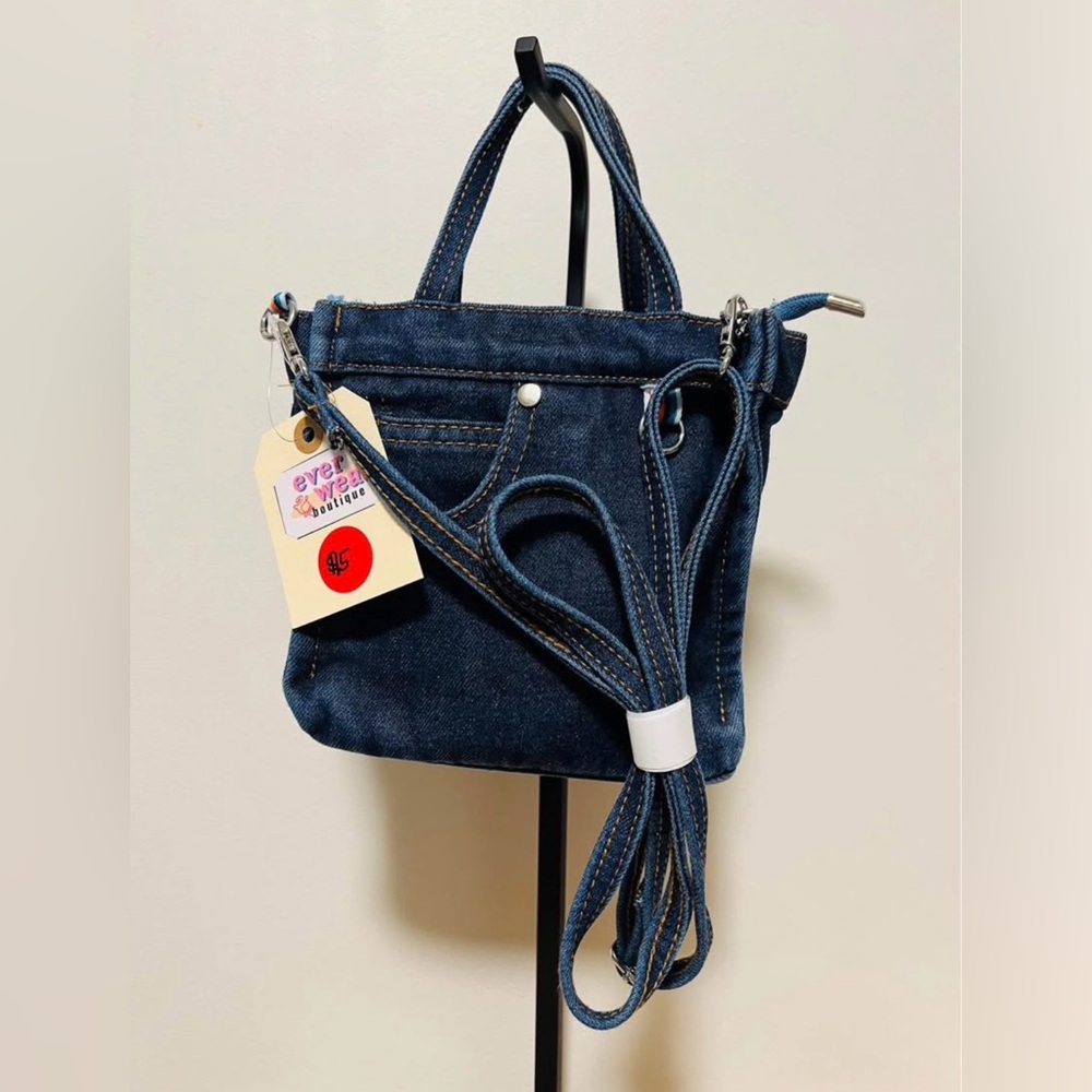 Denim Blue Women's Handbag